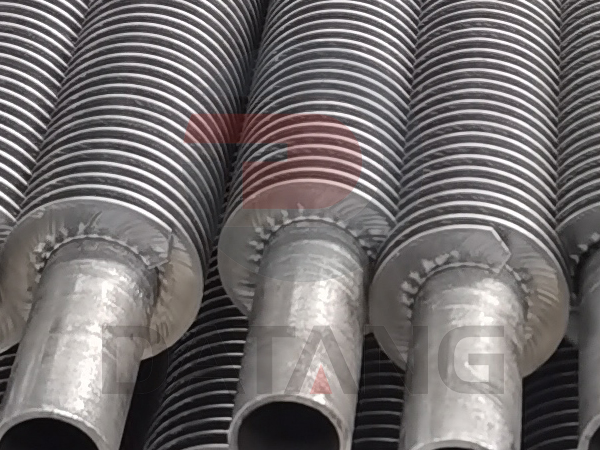 Spiral finned tube