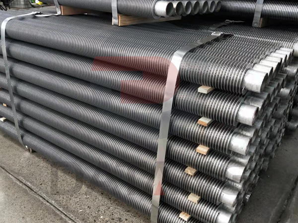 Spiral finned tubes