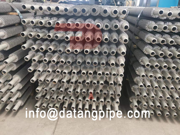serrated high frequency welded finned tube