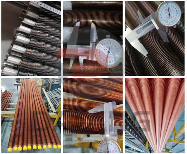 Laser welded finned tube