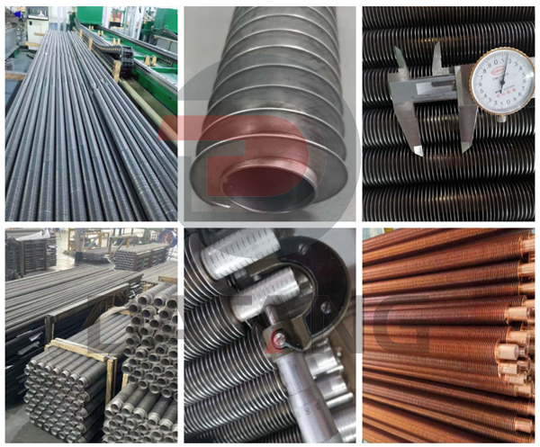 Laser welded finned tubes