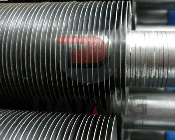 Embedded finned tube