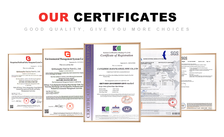 Our Certificates-Datang Fin Tube,finned heating pipe,finned tube suppliers