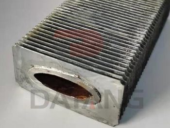 Rectangular finned tube