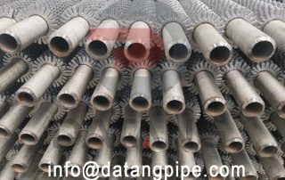 serrated high frequency welded finned tube