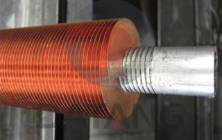 Embedded finned tube