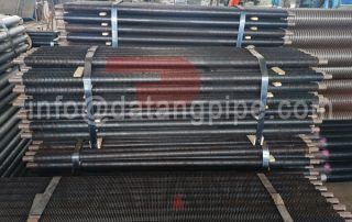 Winding finned tube