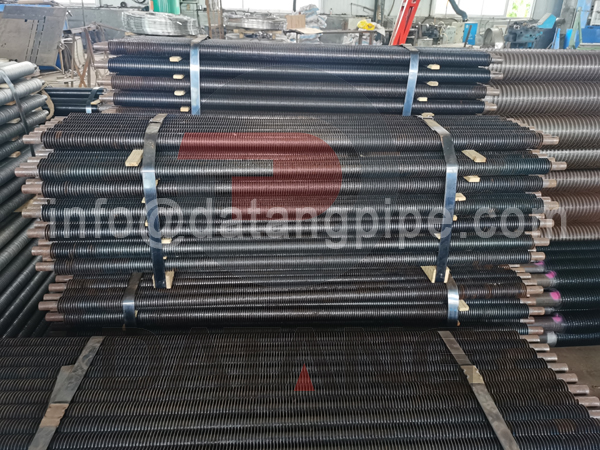 Winding finned tube