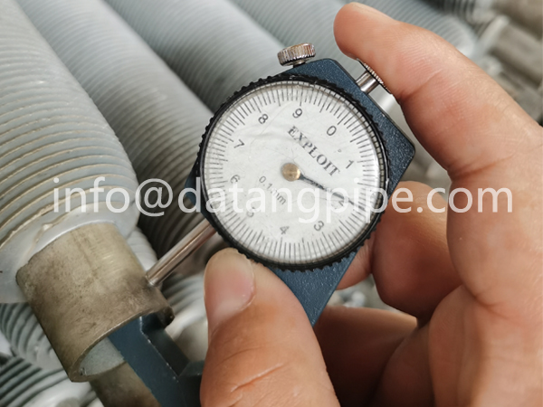 Aluminum finned tubes for heat exchangers