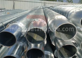 Finned tubes with Galvanized fins welded fins
