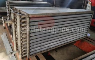 steel-aluminum composite finned tube for radiator