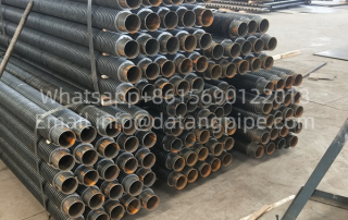 Helical carbon steel finned tubes