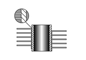KL FIN (OR KNURLED L FIN)