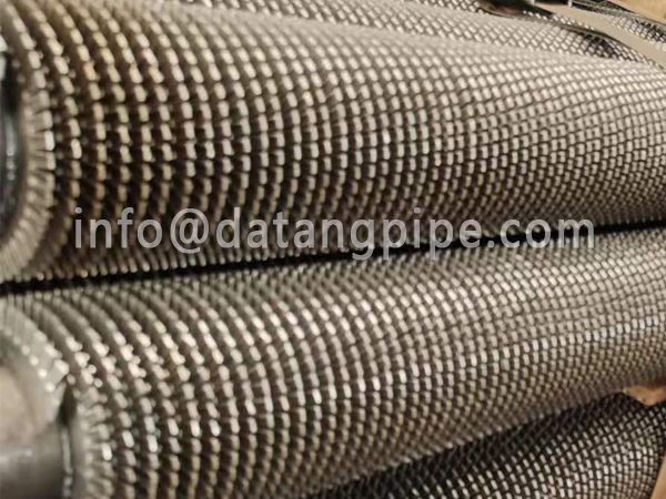 The serrated spiral finned tube