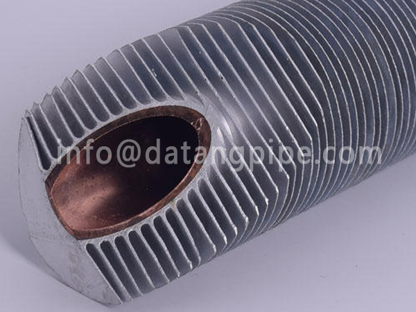 copper Aluminum extruded finned tube
