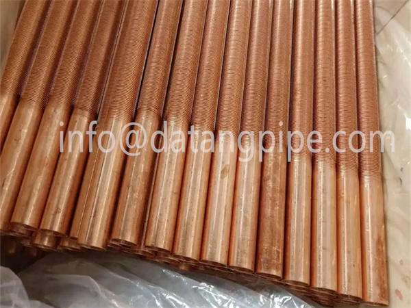 Low fin spiral copper tube