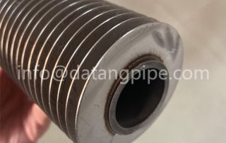 Laser welding fin tube