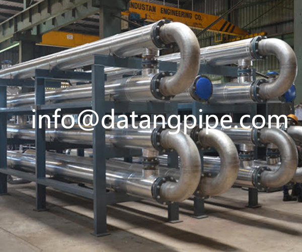 Tube in tube heat exchangers