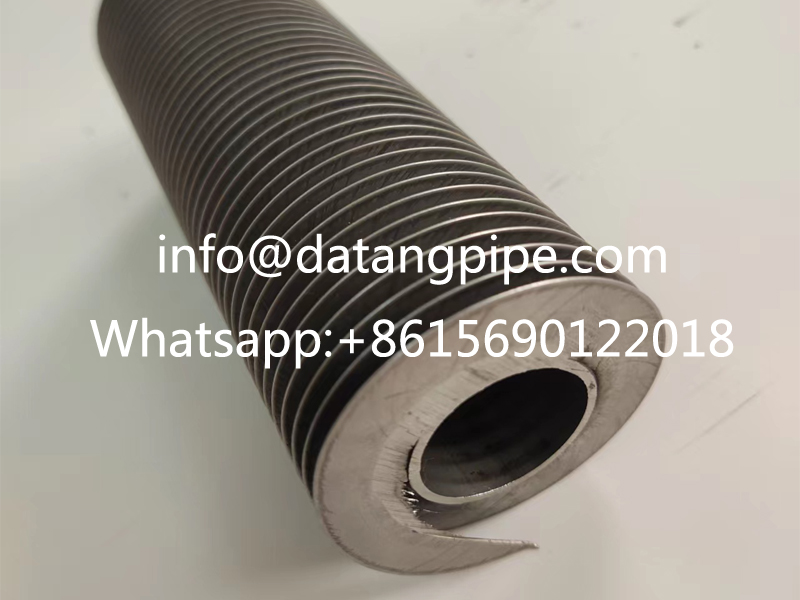 304 316L stainless steel spiral 32mm laser welded fin tube,finned pipe,fin tubing 304 316L stainless steel spiral 32mm laser welded fin tube