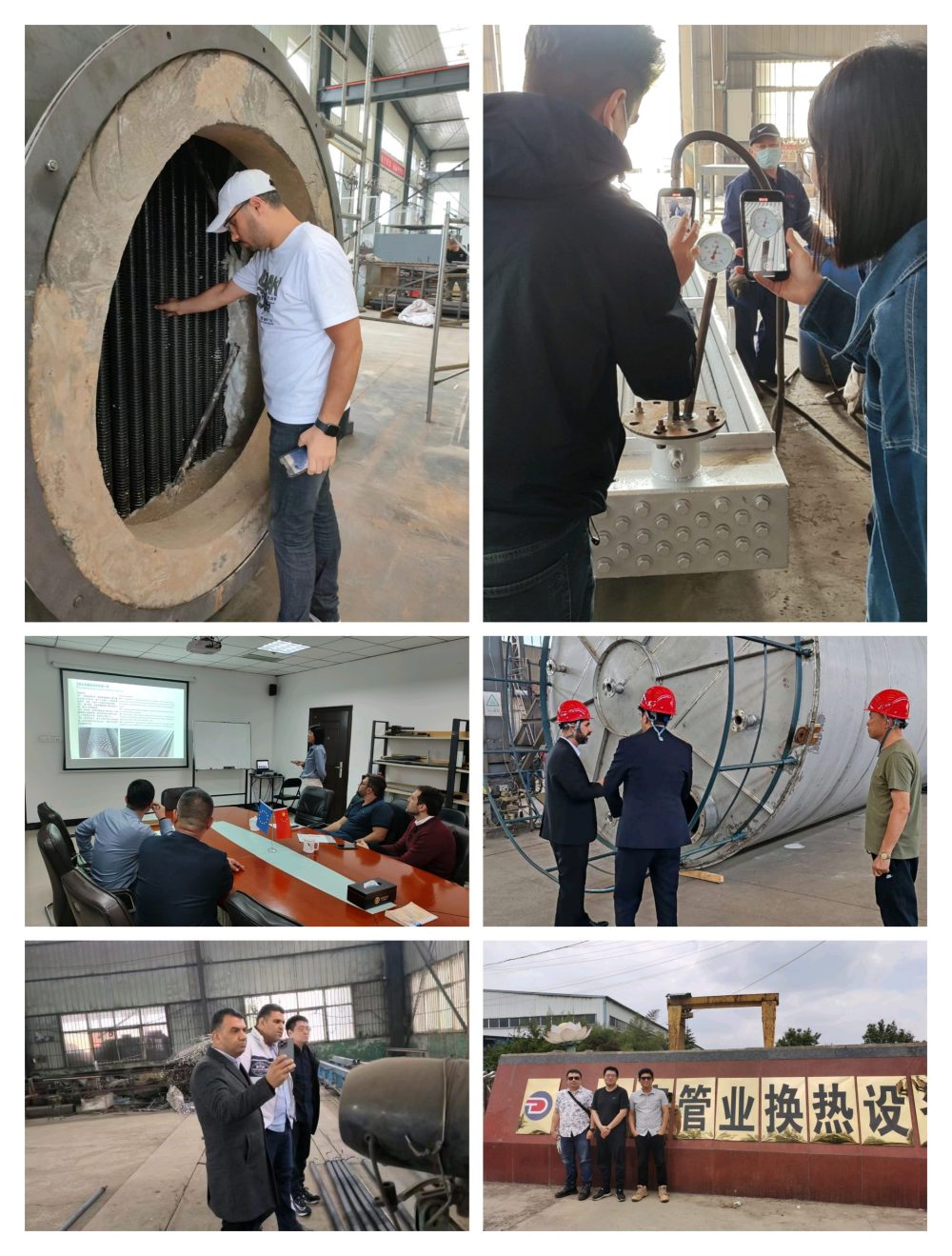 Datang Customer factory inspection-Datang Fin Tube