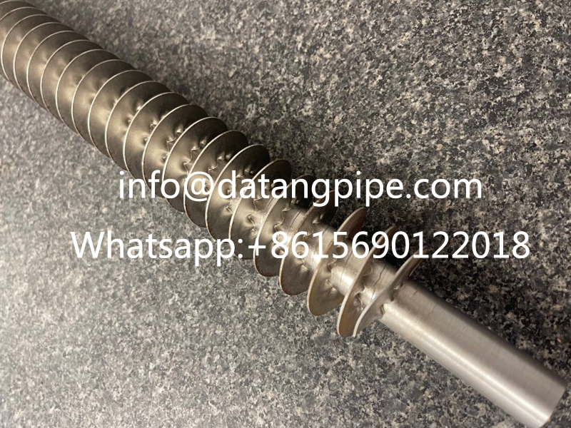 High Frequency Welded Spiral Stainless steel Finned Tube for heat exchanger-Datang Fin Tube High Frequency Welded Spiral Stainless steel Finned Tube for heat exchanger