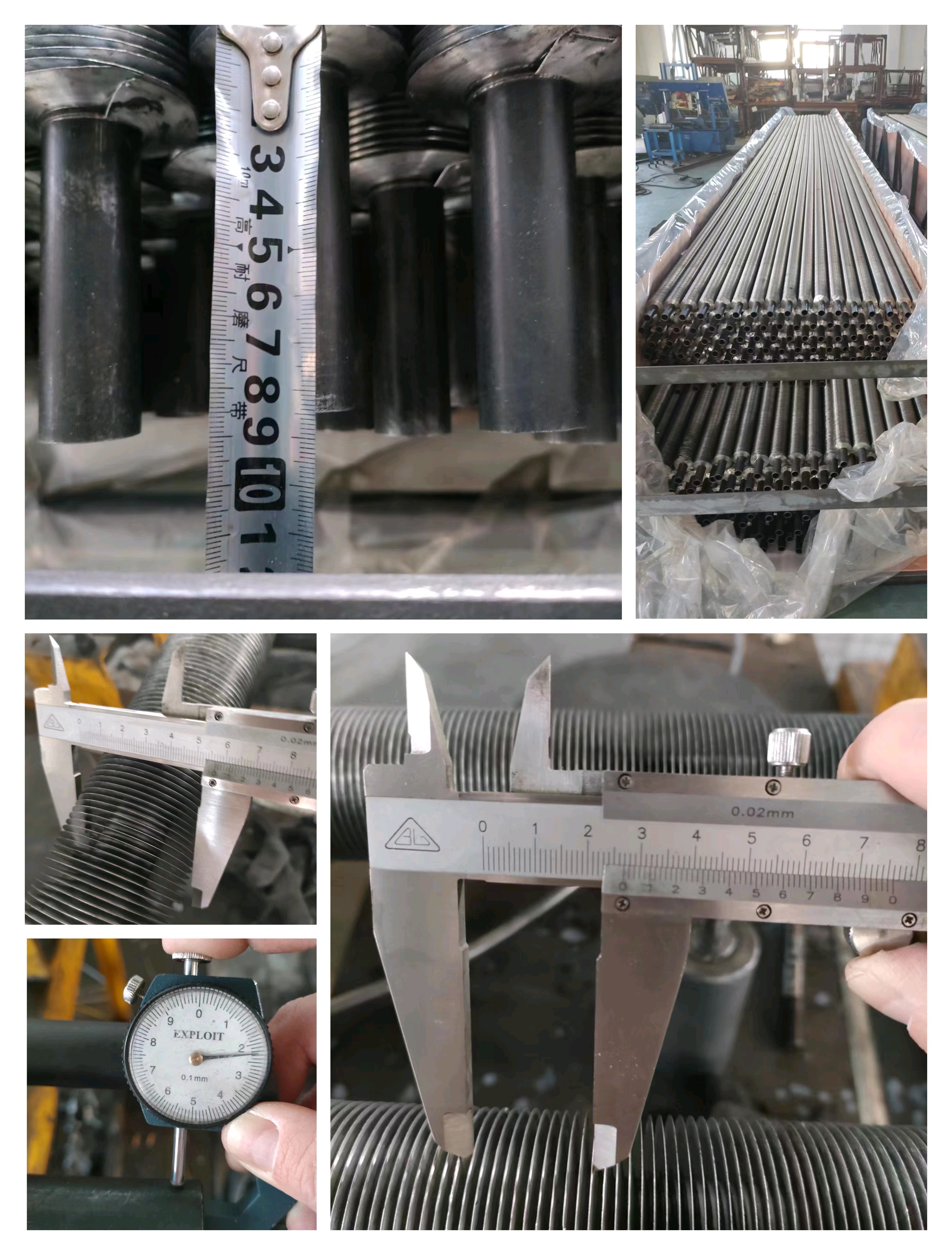 Fin tube Inspection Packing Fin tube Inspection Packing
