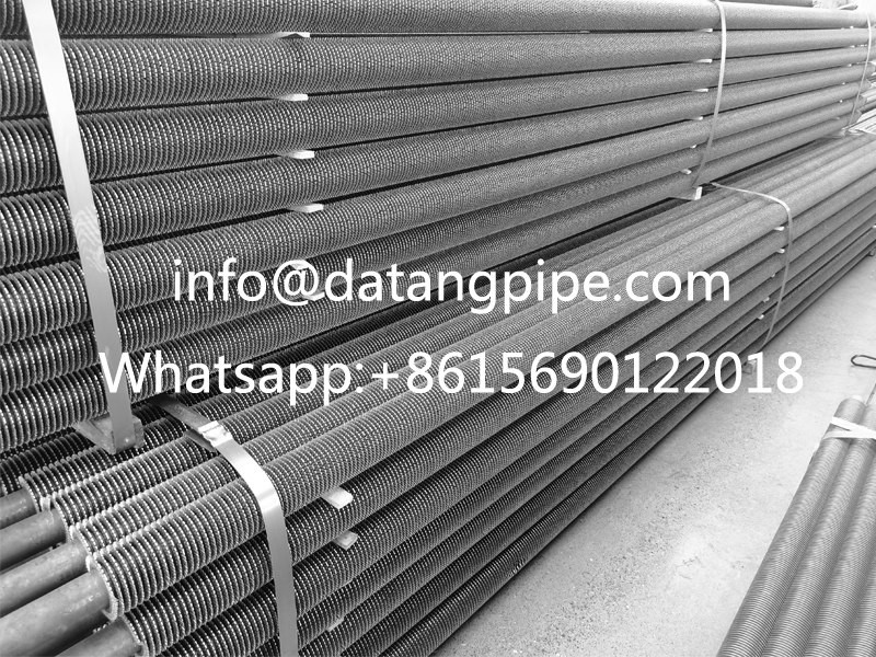 serrated fin-fin tube
