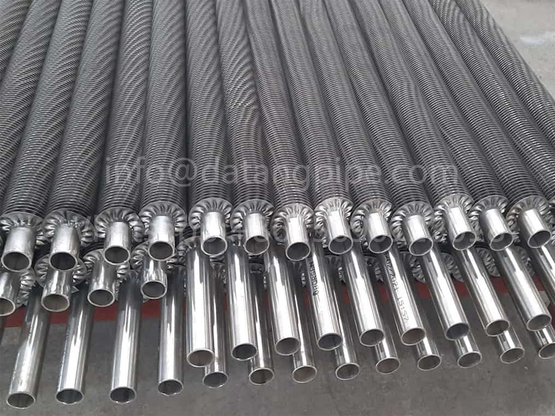 Hot dip galvanization Wavy Fin Tube