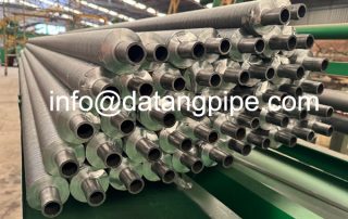 Wound aluminum fin tubes