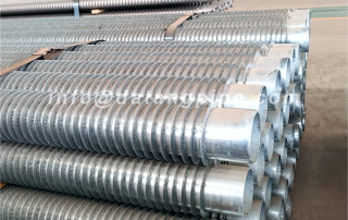 HF finned tube Spiral welded finned pipe for heat exchangers