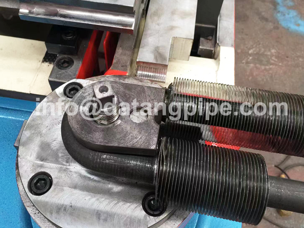 Serpentine high-frequency welded finned tube for heat exchanger