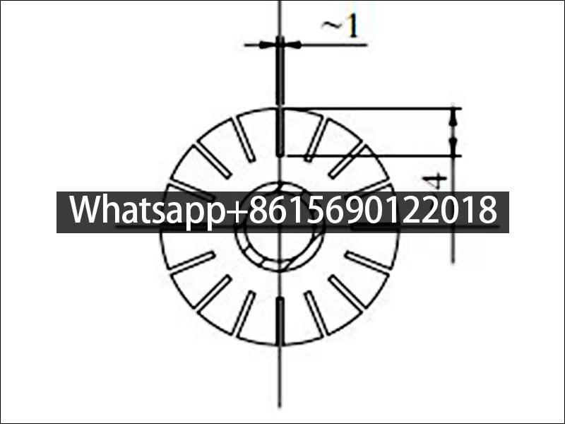 Extruded Serrated Finned Tube Drawing