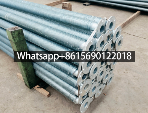 Hot-dip Galvanized Finned Tubes for Vegetable Greenhouses
