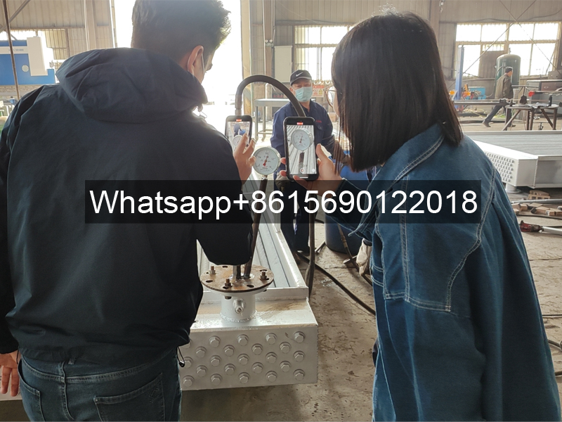 Air Cooler Air Pressure Testing