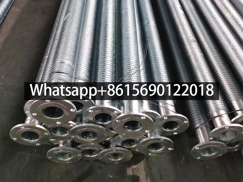 Hot-dip galvanized high frequency welded spiral fin tube Hot-dip galvanized high frequency welded spiral fin tube