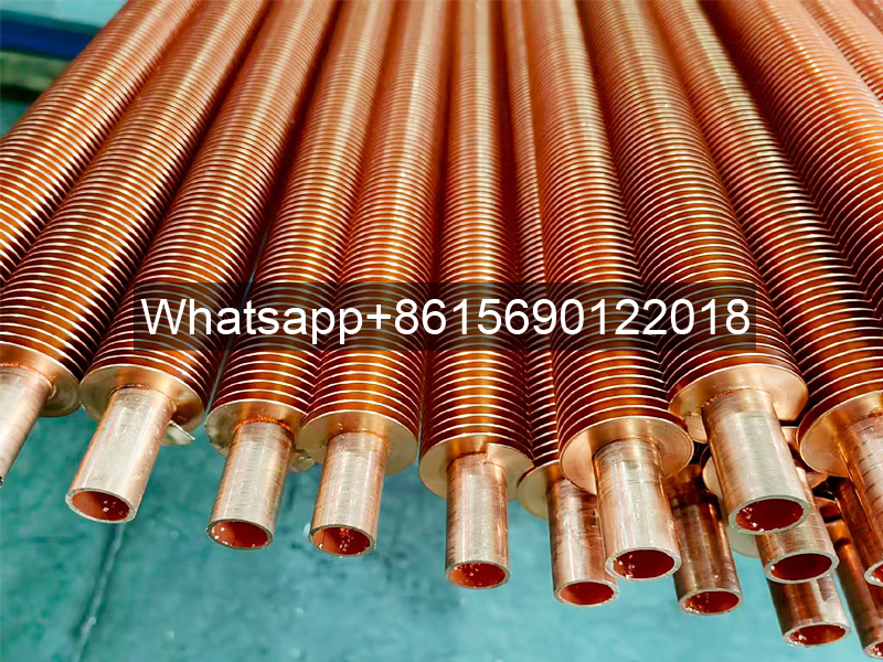 Copper Laser-Welded Spiral Fin Tubes for Heat Exchangers